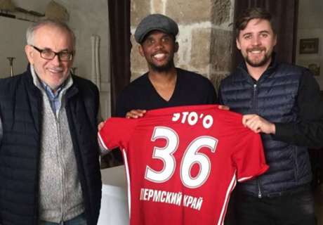 Eto'o: Amkar shirt just a present