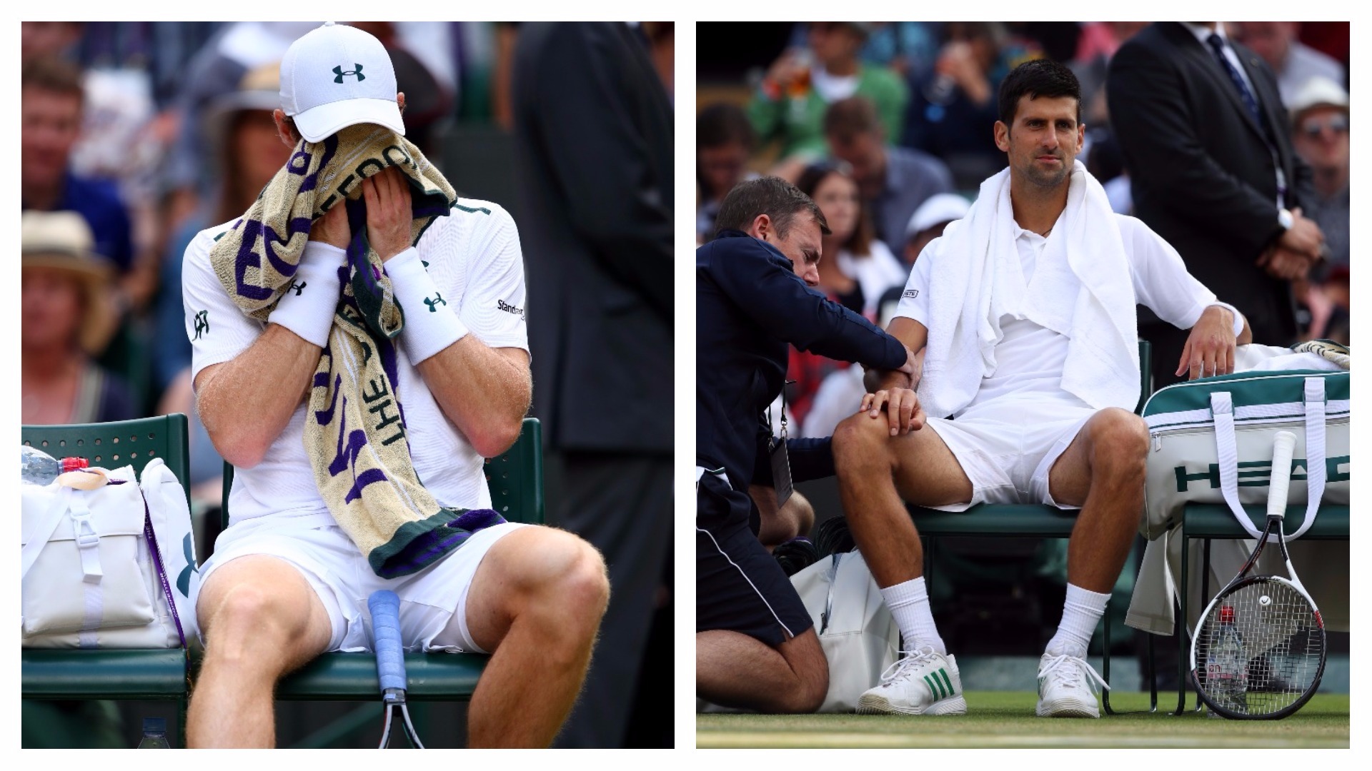 Murray, Djokovic eliminated, Federer cruises to semis — Wimbledon