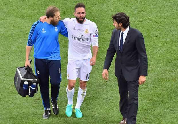 Carvajal sustains injury in Champions League final