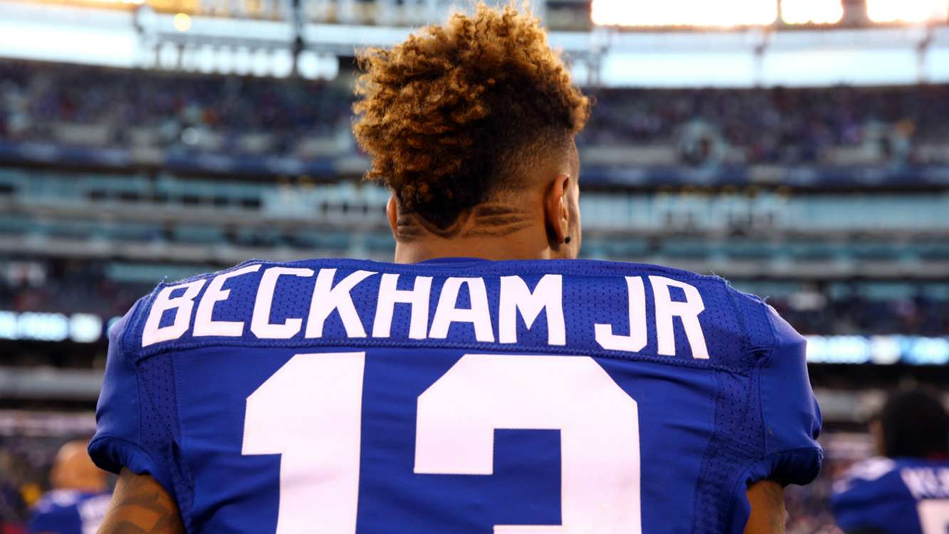 odell beckham jr. told to "keep up family name" by david beckham