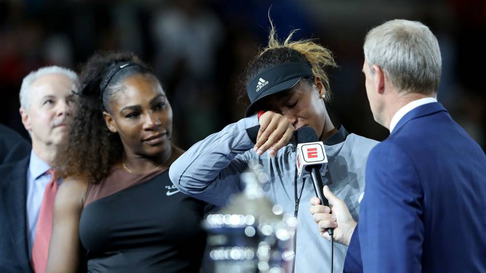 Image result for American Open, Naomi Osaka, Emotional