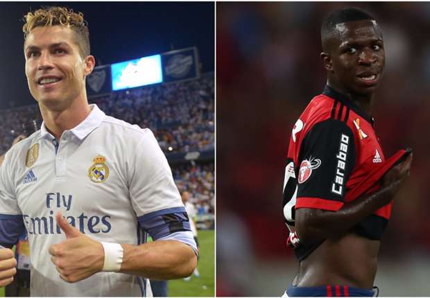 Playing with Cristiano Ronaldo still hasn't sunk in, says new Real Madrid signing Vinicius Junior