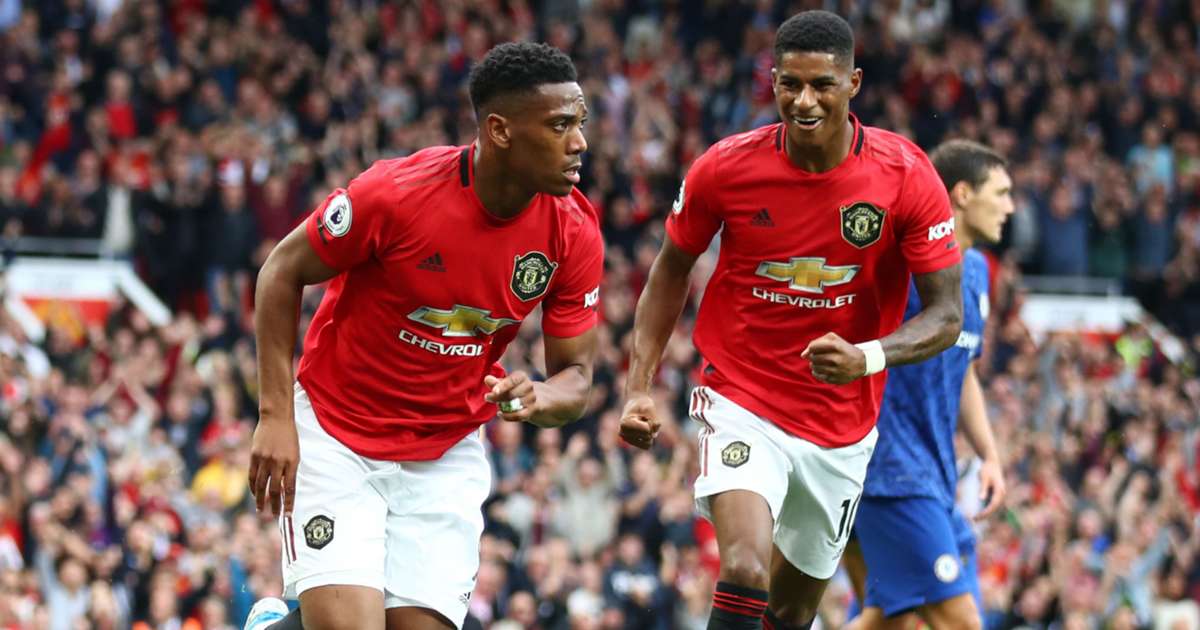 Manchester United 4 0 Chelsea Rashford Martial Star As Blues Crushed On Lampard Bow