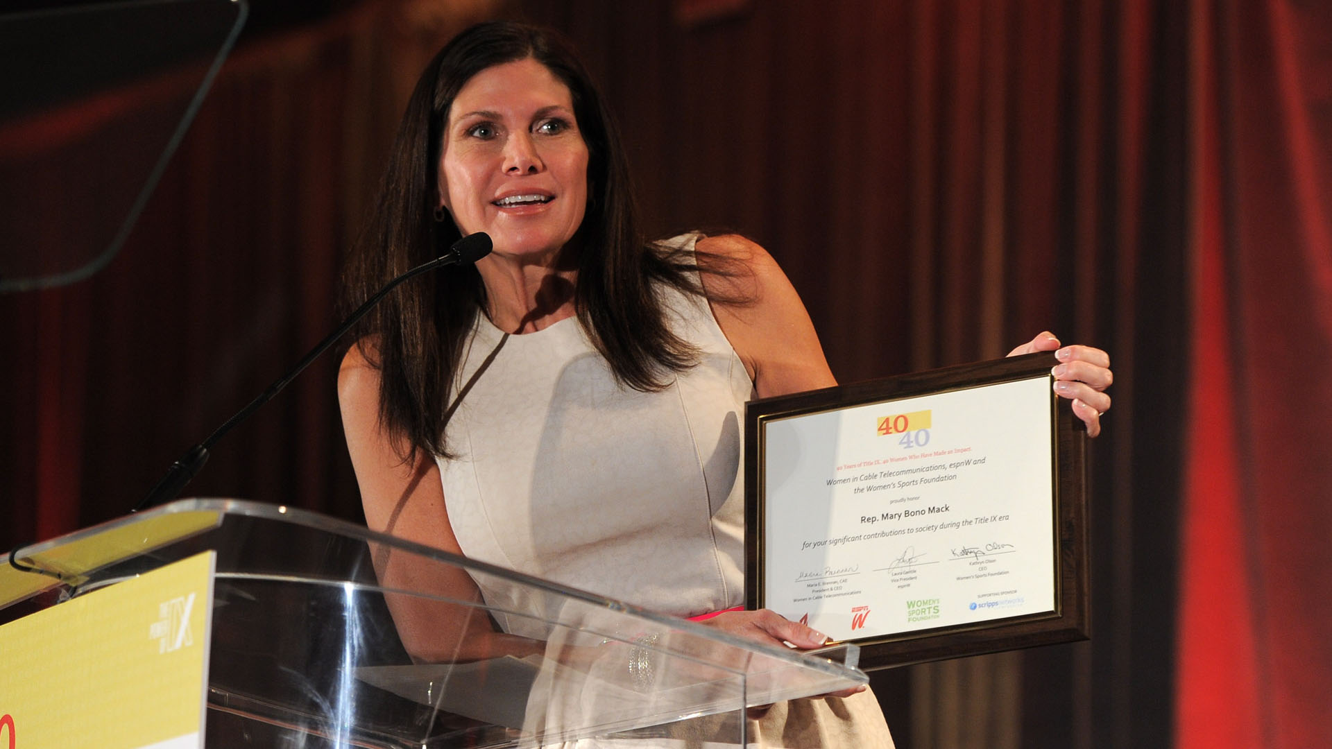 USA Gymnastics interim CEO Mary Bono resigns four days after taking job