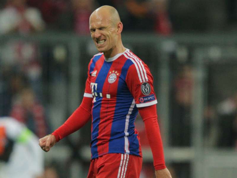 Bayern Munich forward Arjen Robben