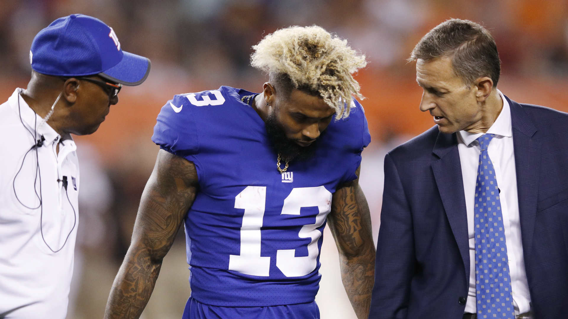 Giants WR Odell Beckham Jr. officially inactive vs. Cowboys