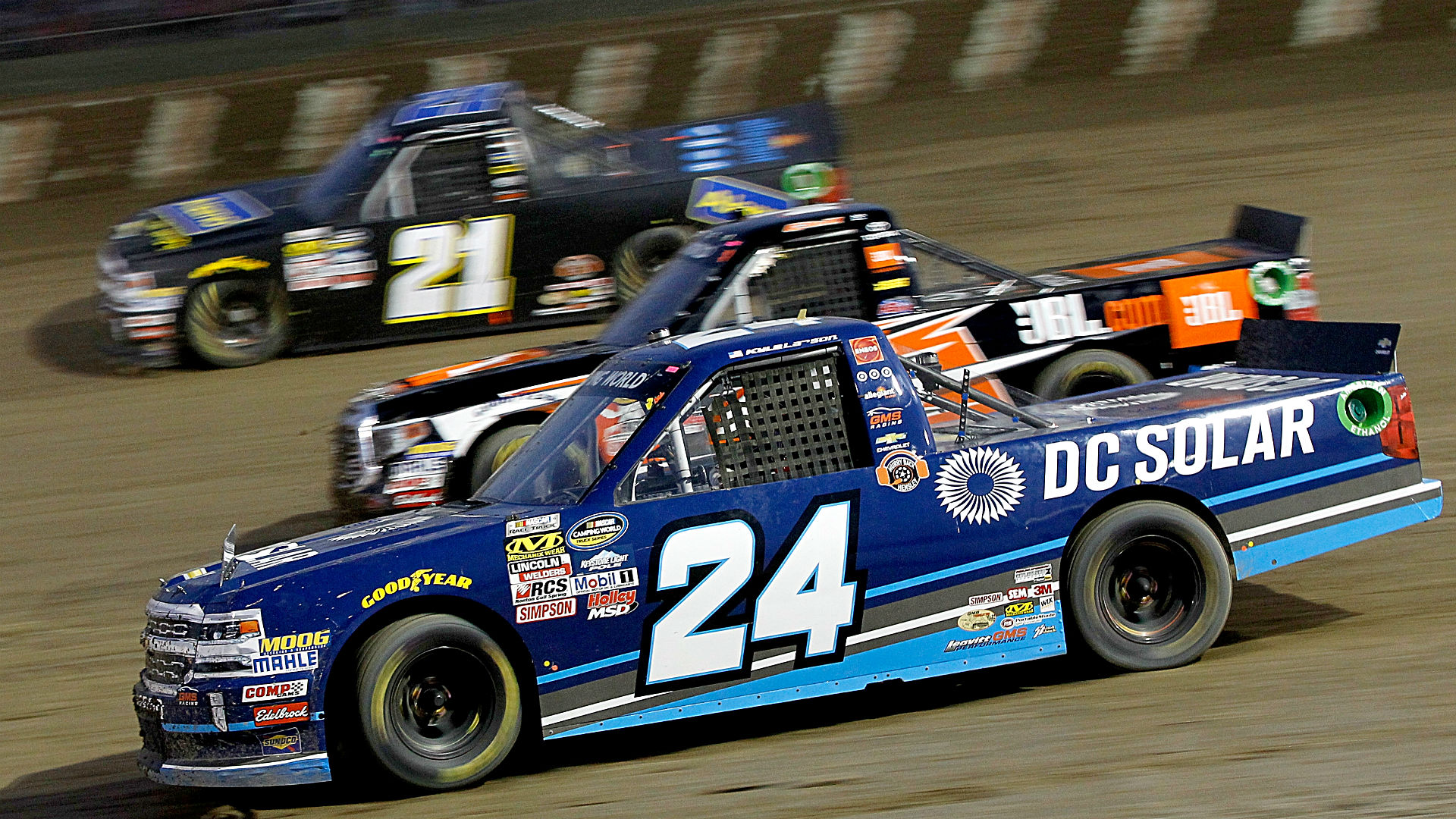 NASCAR Truck Series results at Eldora: Kyle Larson overcomes tire issues for dirt victory 