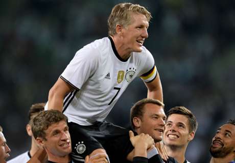 Tearful Schweini bids Germany farewell