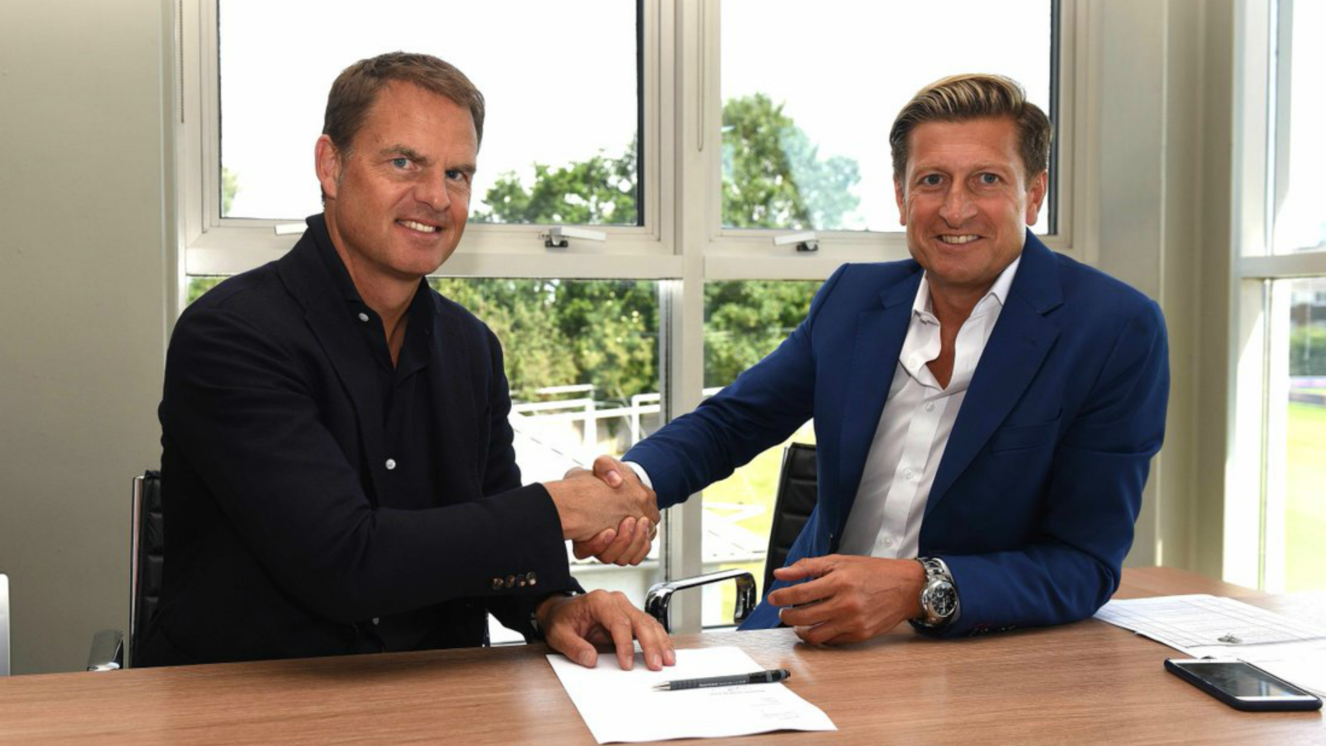 Former Inter coach de Boer is Crystal Palace coach