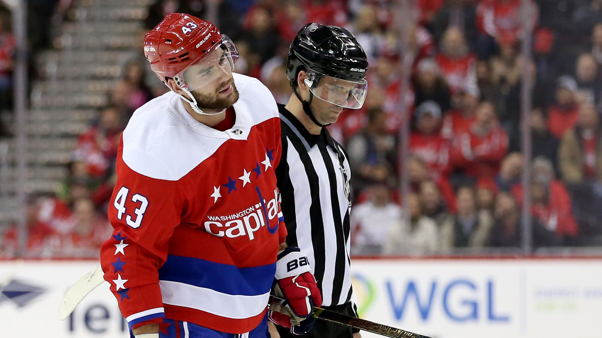 Capitals' Tom Wilson ejected for illegal check to the head on Devils' Brett Seney