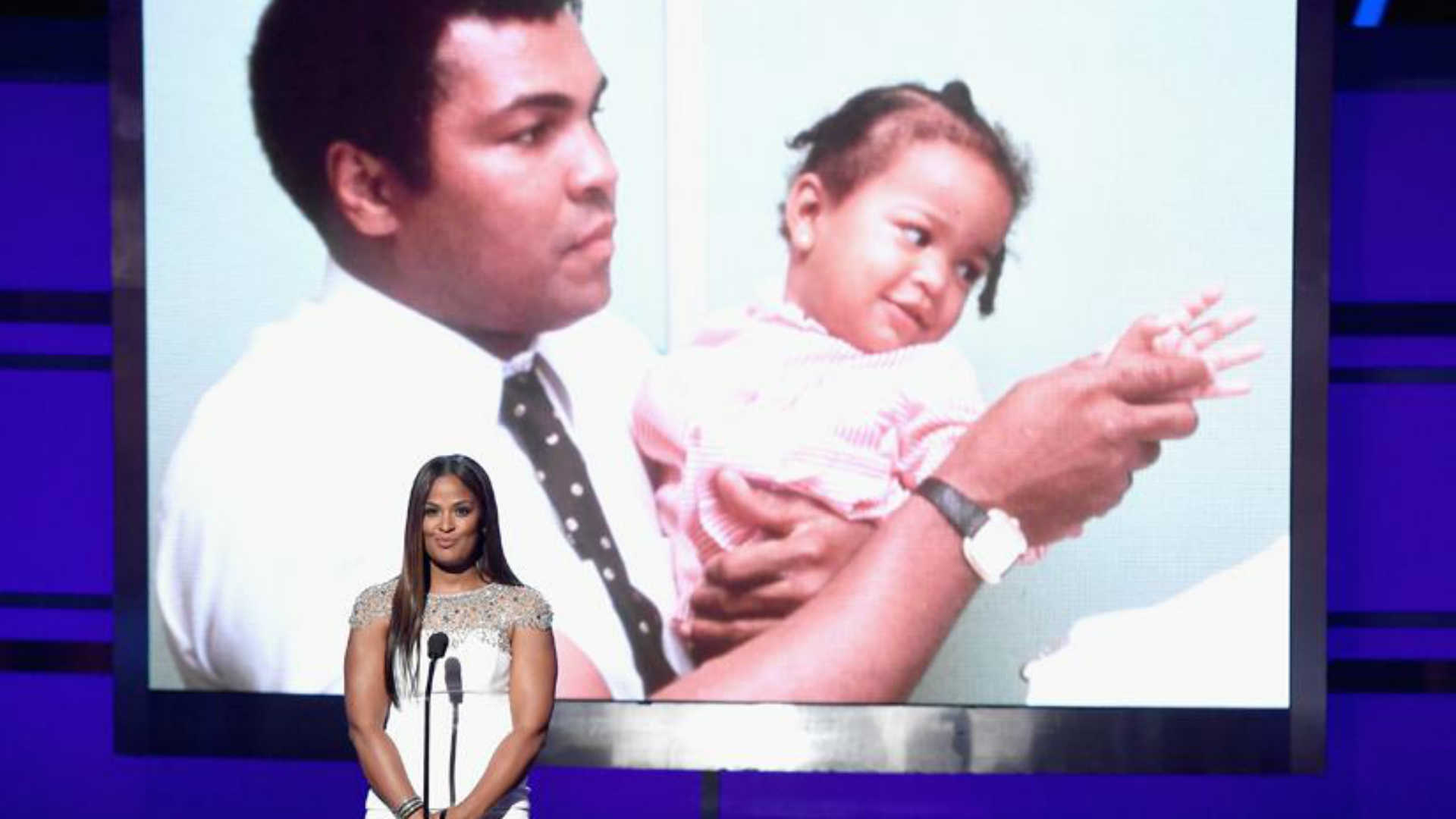 Watch Laila Ali Pays Tribute To Her Father Shares Message Of Love Courage Other Sports