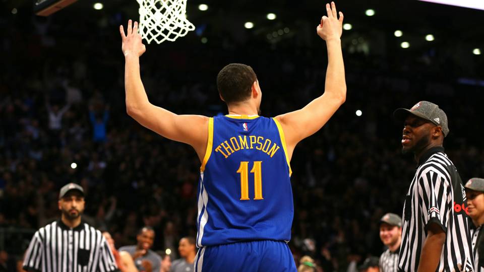 Image result for Klay Thompson says the Warriors are emulating Jordan's Bulls