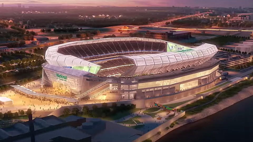 St. Louis releases video of proposed NFL stadium renderings NFL