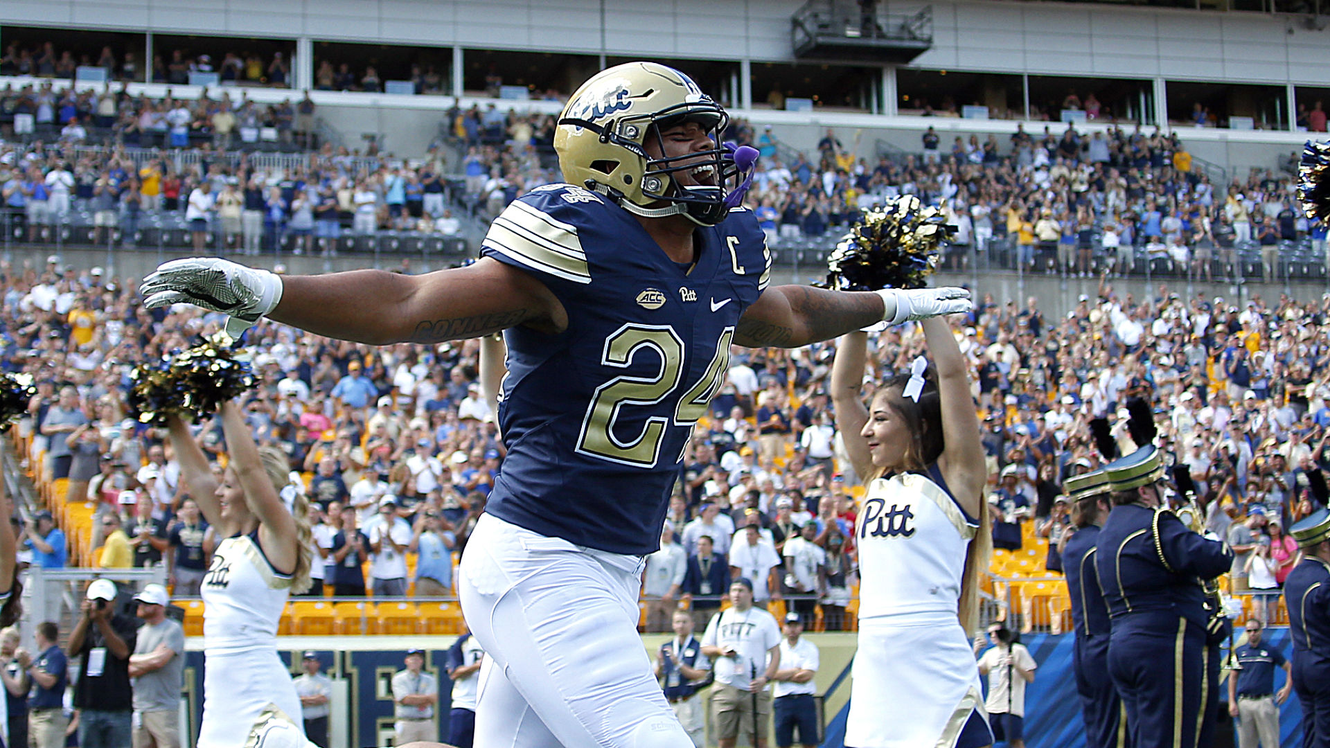 Cancer Survivor James Conner Leads Pitt To Victory In First Game Back ...