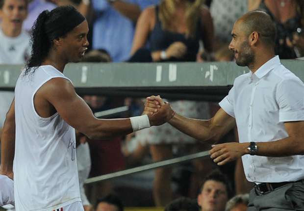 Guardiola will succeed anywhere, says Ronaldinho