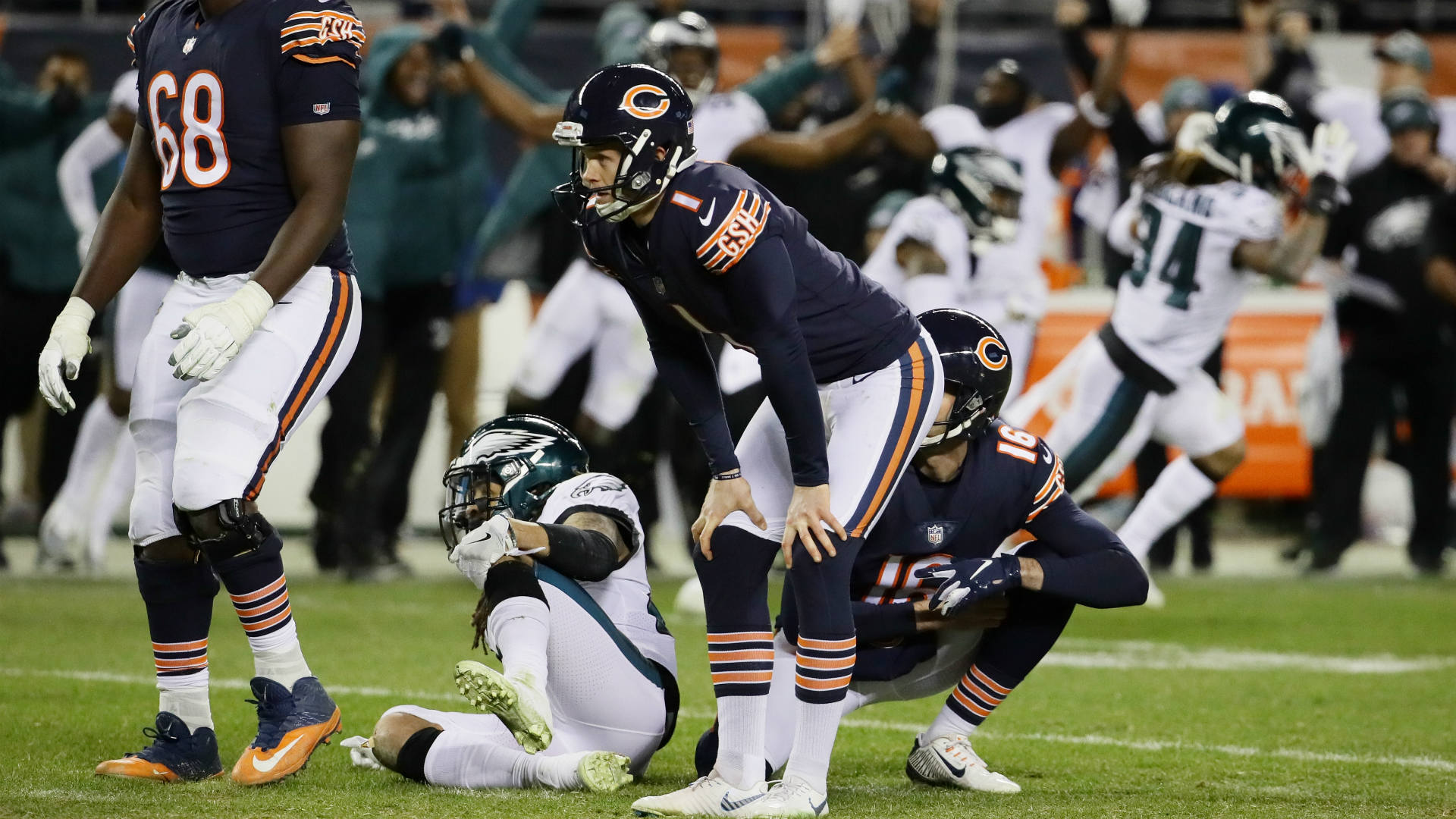 NFL playoffs 2019: Bears players rally around Cody Parkey after missed field goal