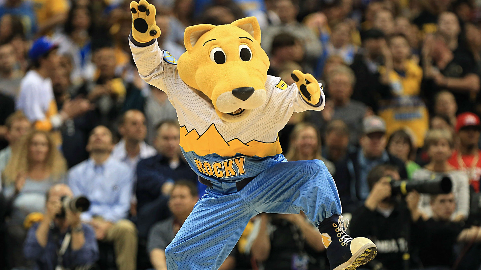 Russell Westbrook and the Nuggets' mascot have a blood feud NBA