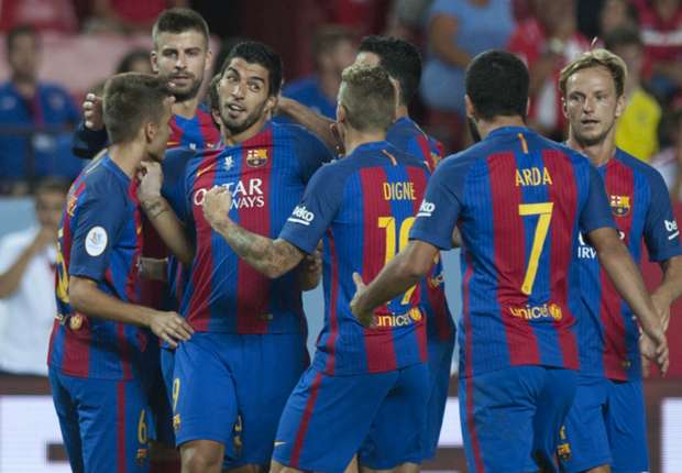 Luis Enrique pleased as Barca take control of Supercopa