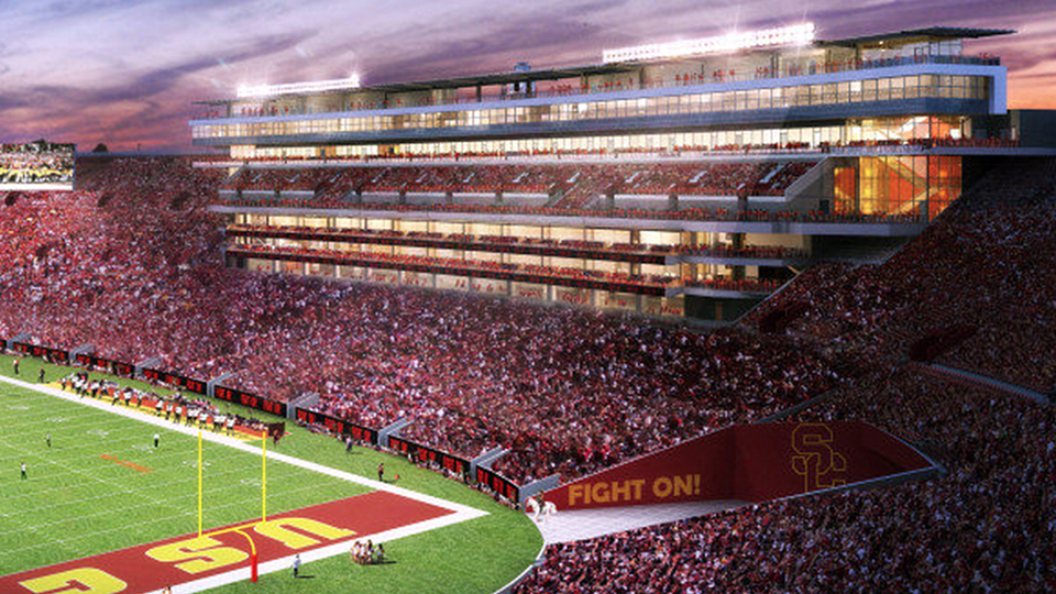 USC unveils 270 million renovation plan for LA Coliseum NCAA