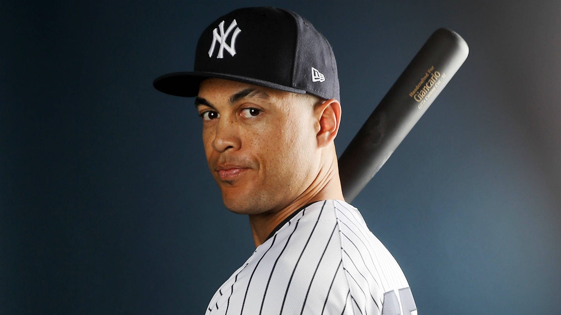 Yankees stanton giancarlo york handle big proving apple he