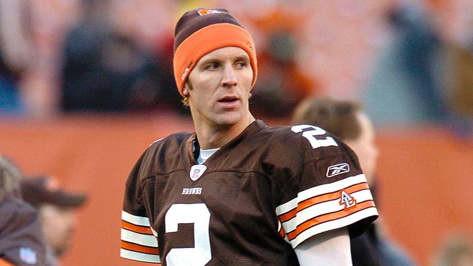 Tim Couch with the Browns