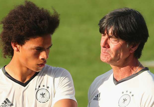 Resultado de imagen para Joachim LÃ¶w y Leroy SanÃ©