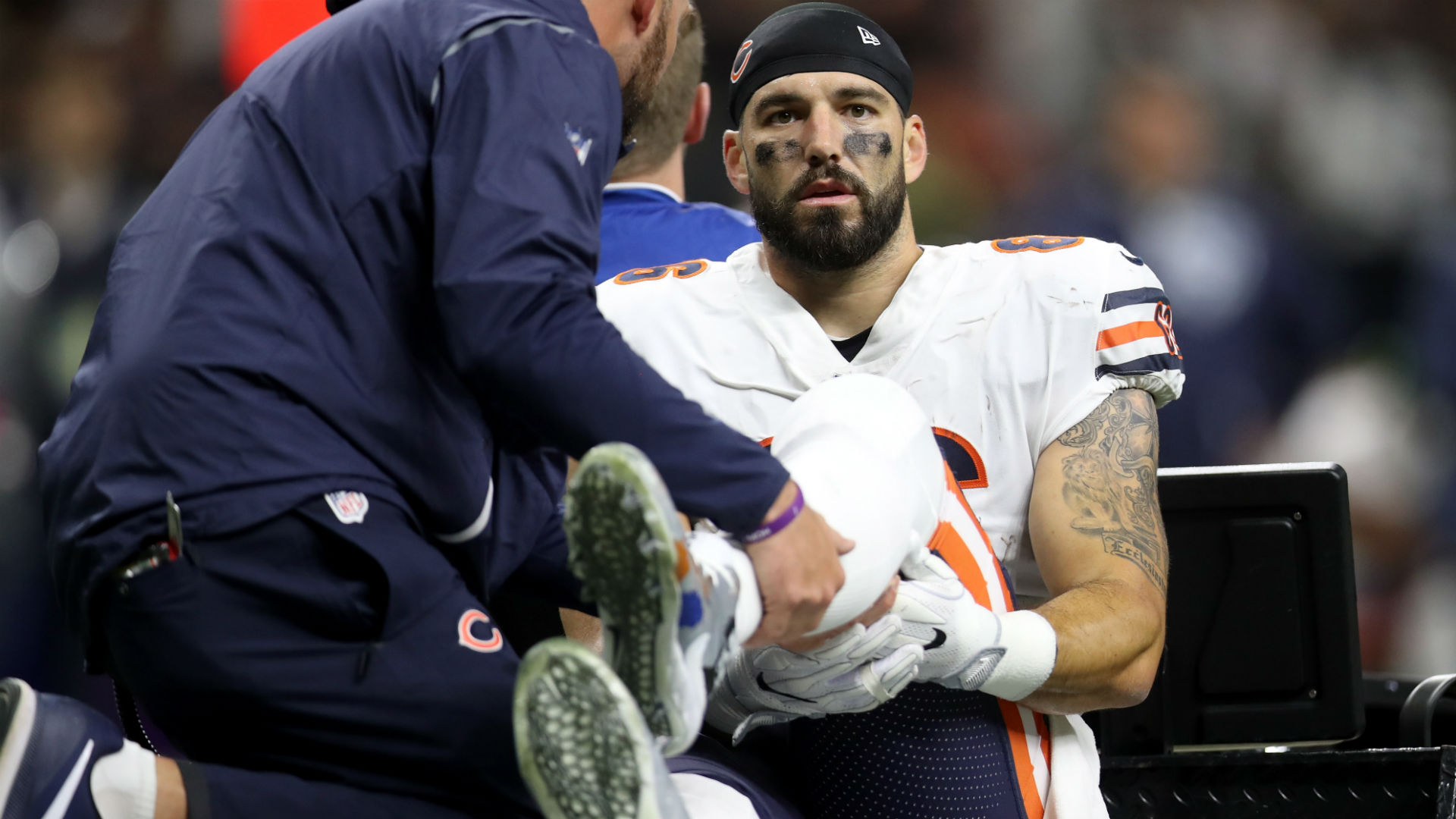 Bears TE Zach Miller reflects on injury, recovery in emotional video