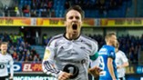 Mike Jensen etter skåring i Molde, sikrer seriegullet 2016