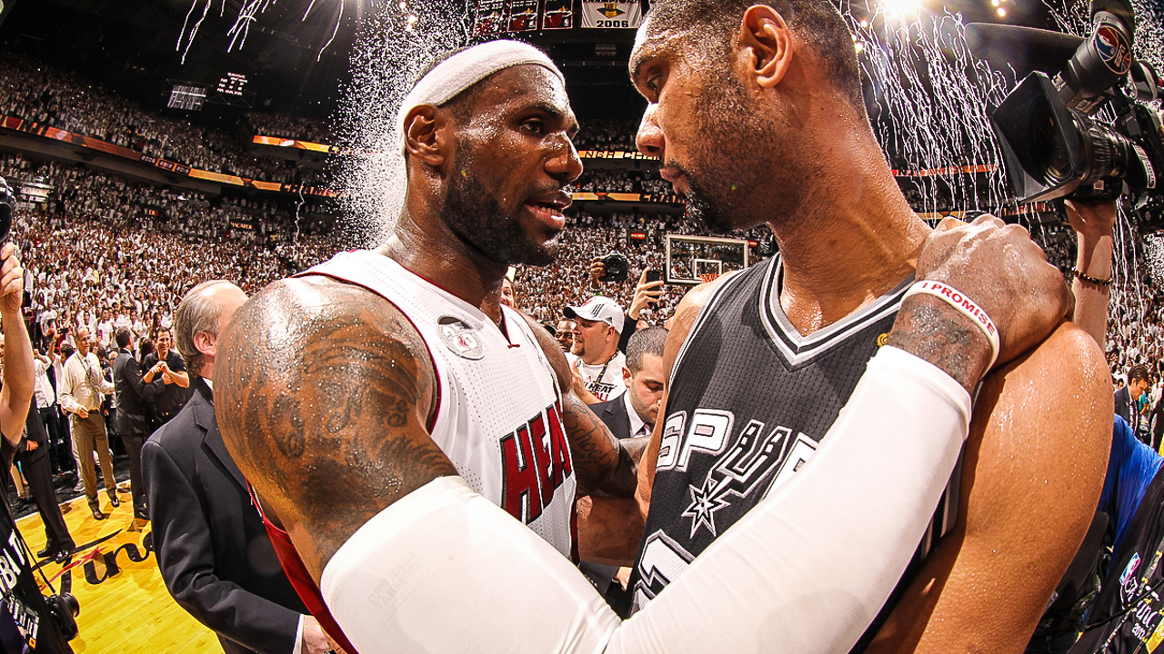 In Pictures - LeBron James vs Tim Duncan | Sportal New Zealand