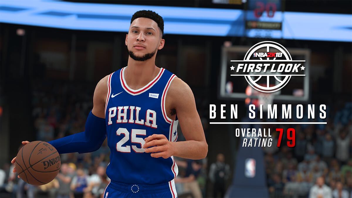 Revealed: All the NBA 2K18 ratings for the Aussies in the NBA ... Ben Simmons - 79