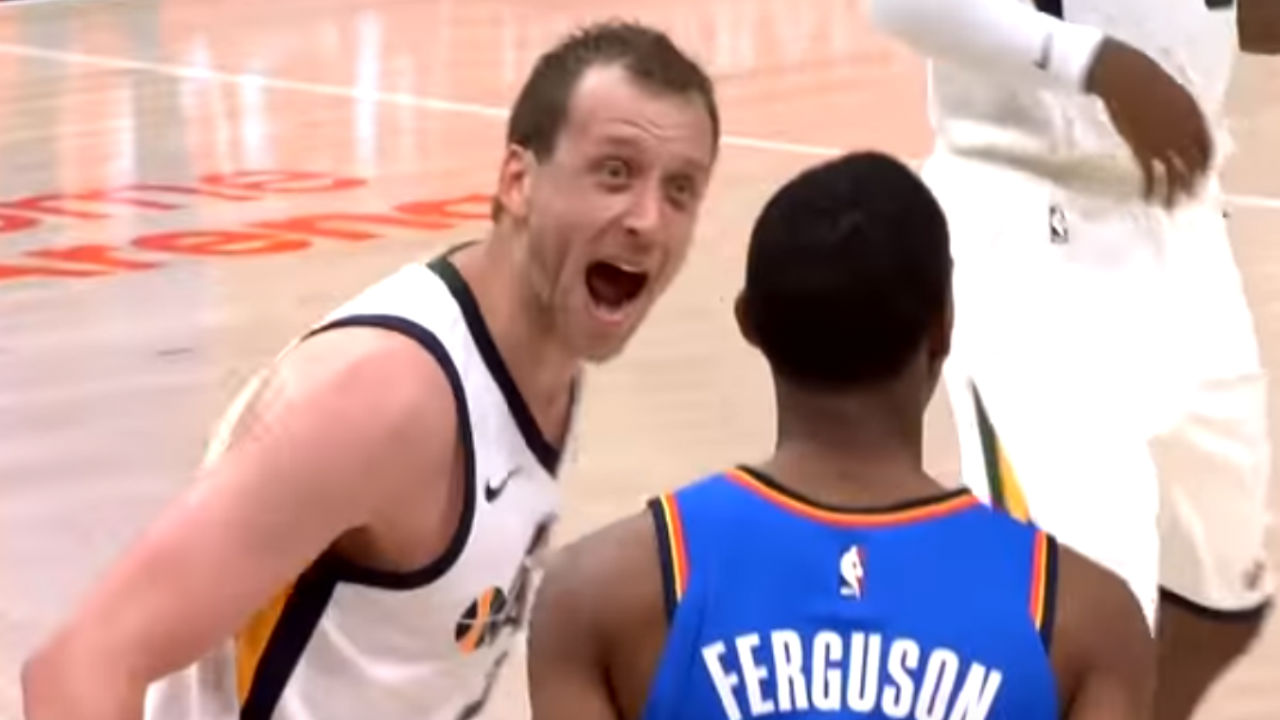 WATCH: Joe Ingles hilariously trash talks rookie Terrance ... - 1280 x 720 jpeg 87kB