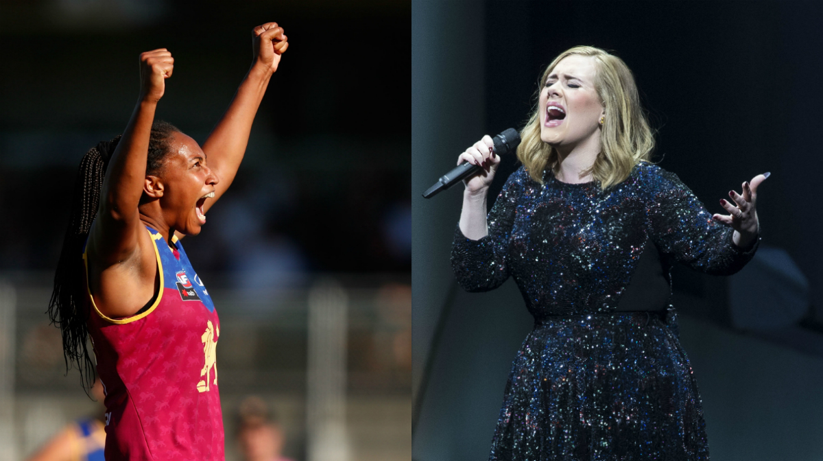 Brisbane's AFLW grand final in doubt after Adele tore up the Gabba - Sporting News