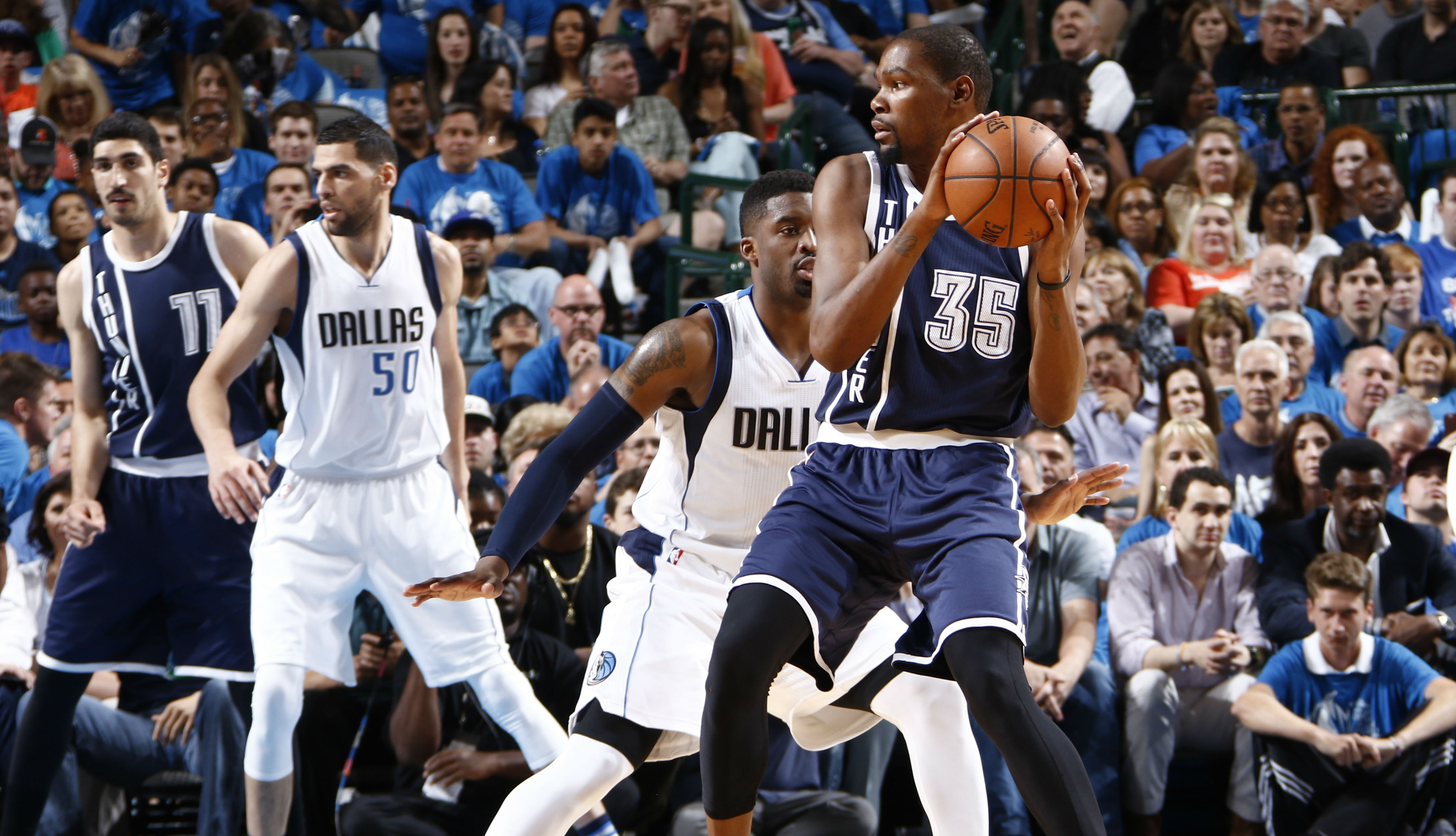 Thunder beat Mavs, 119-108, in a game that turned ugly