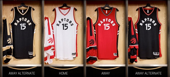 Toronto Raptors unveil new 2015 16 uniforms Sporting News Australia