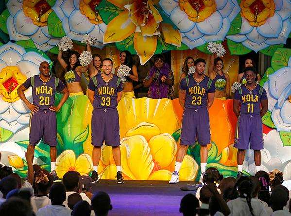 mardi gras pelicans
