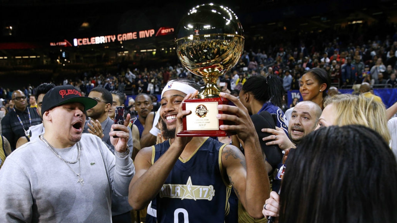 nba celeb all star game nba impersonator brandon armstrong win mvp at celeb all nba celeb all star game nba impersonator brandon armstrong win mvp at celeb all