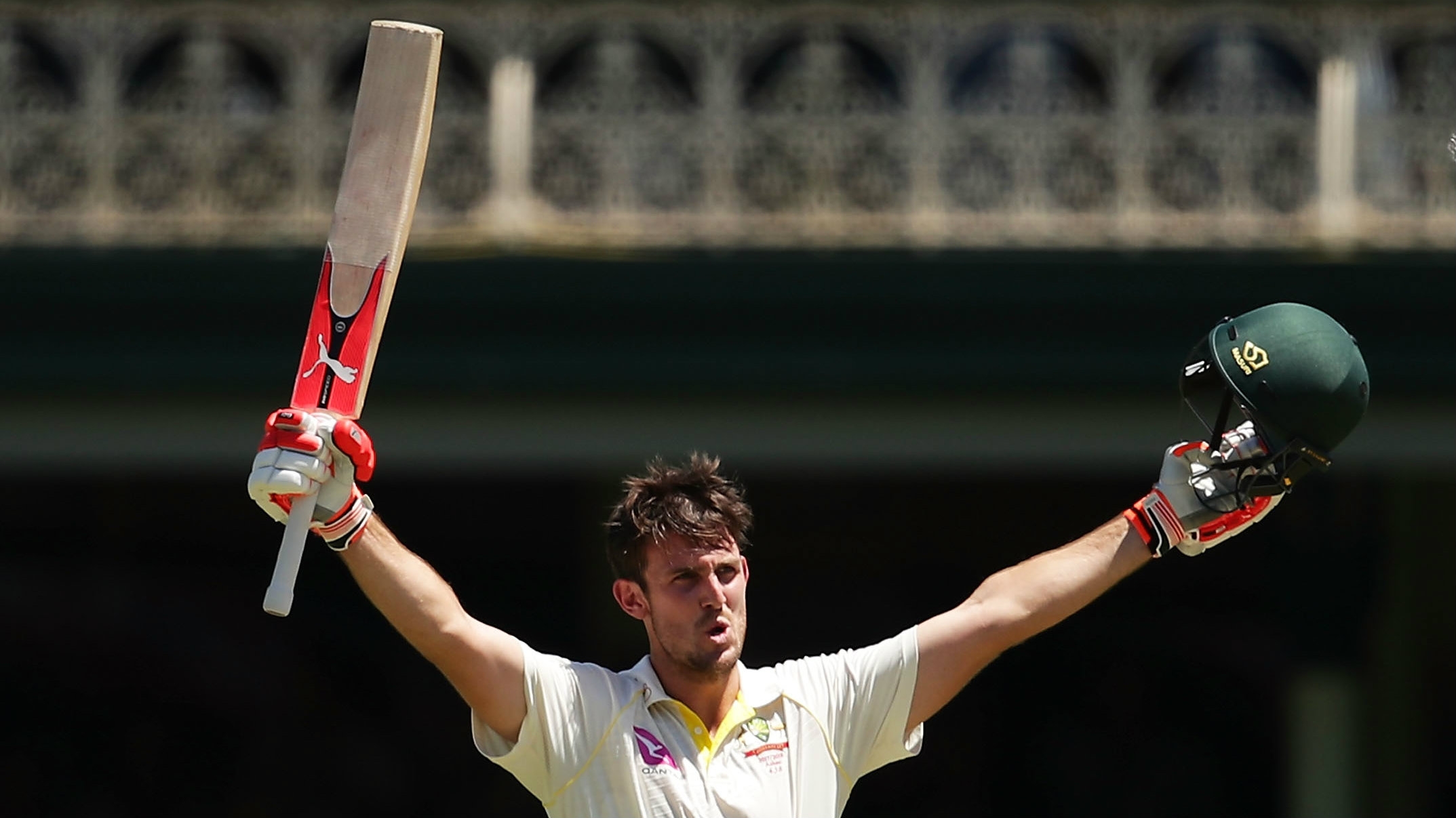 Marh scored 96 off  173 balls. ( Cricket Australia)
