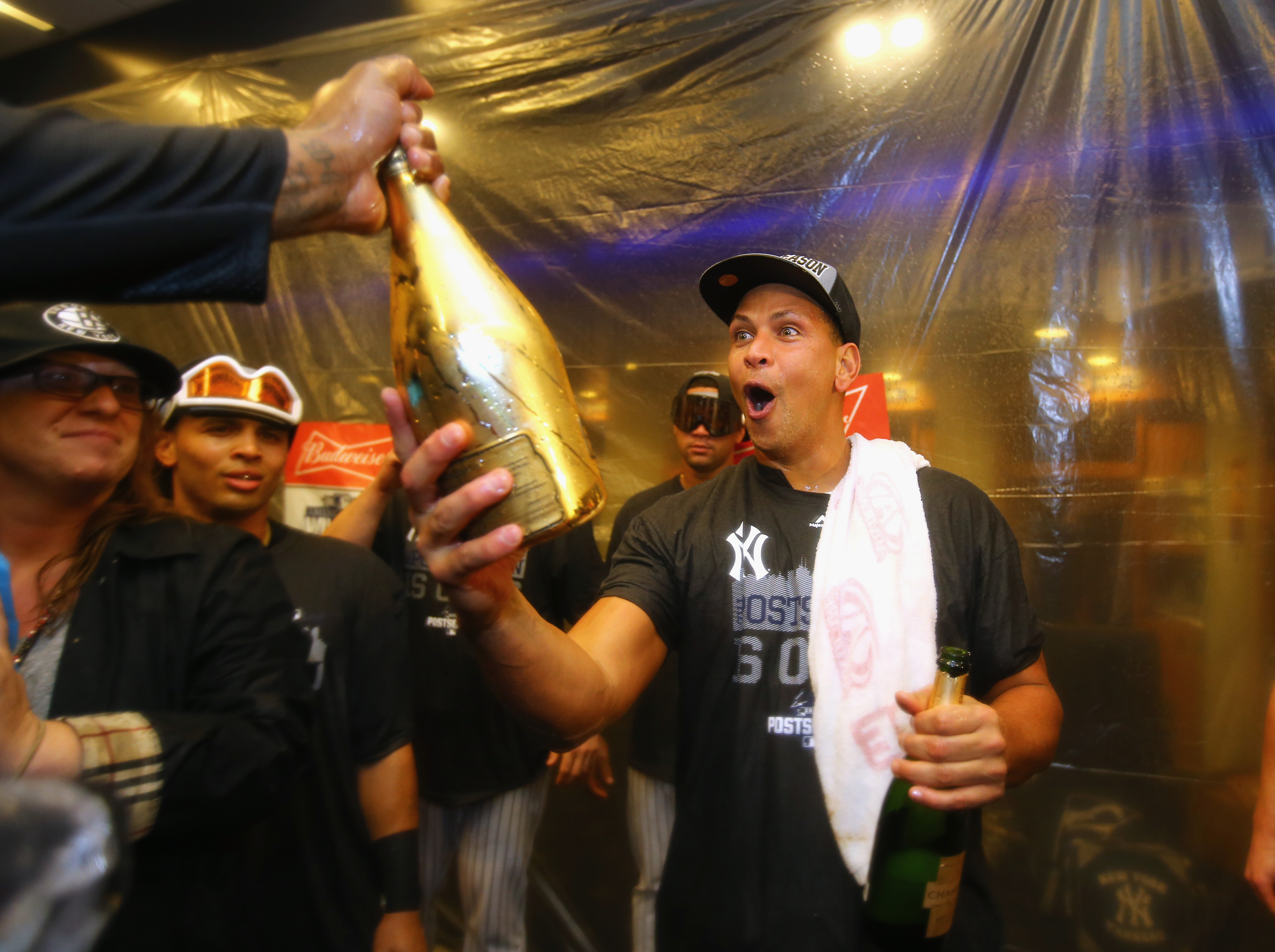 No one was happier than A-Rod after Yankees clinch wild-card berth