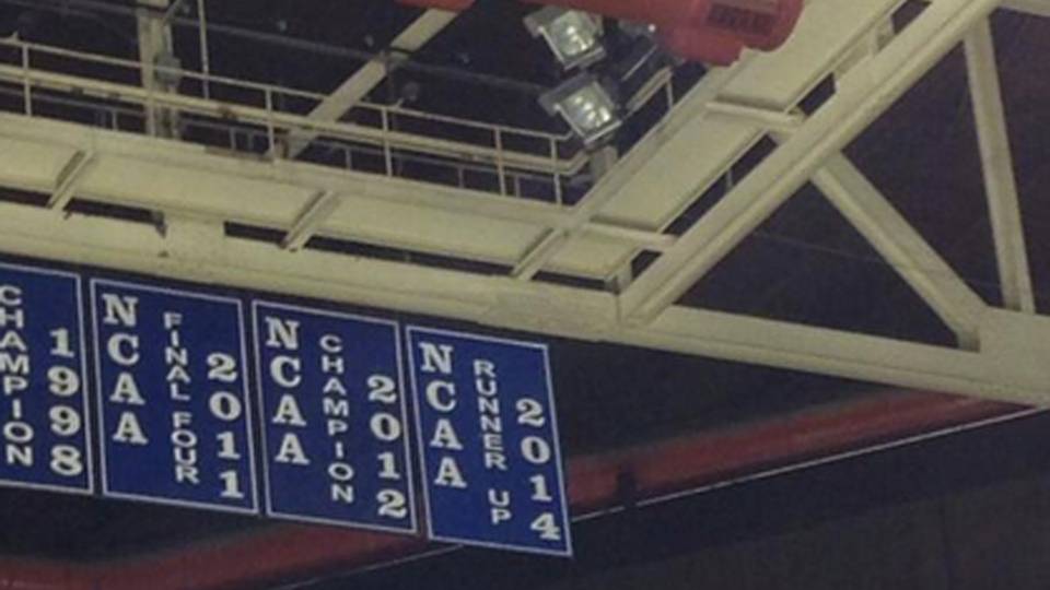 kentucky already has runner up banner in the rafters at rupp arena