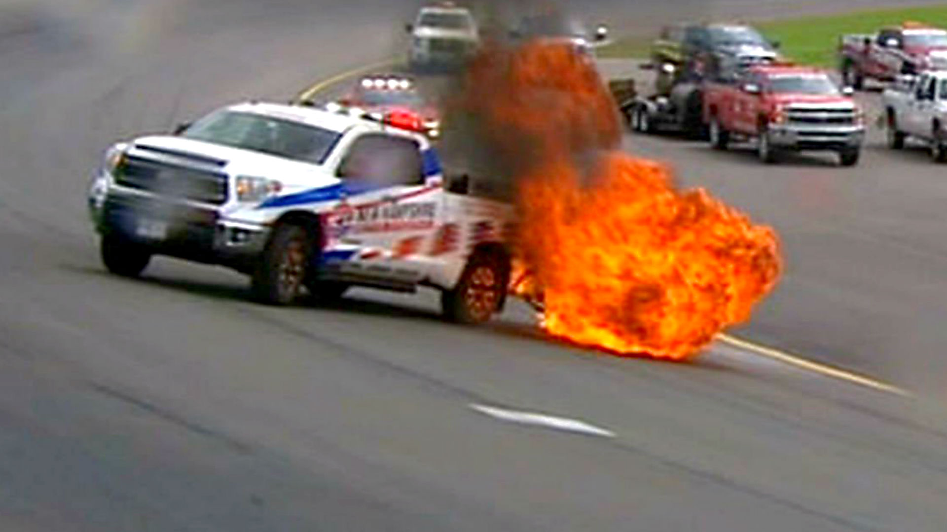 jet dryer catches fire