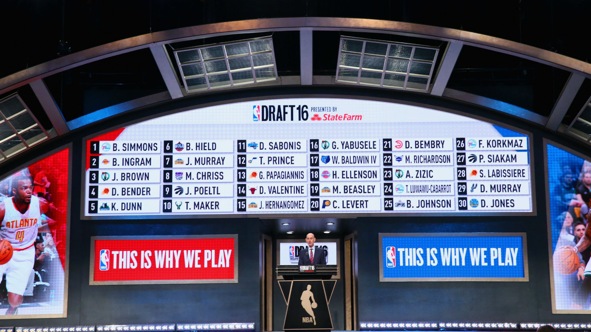 NBA Draft lottery 2017: Full results, pick order for first 