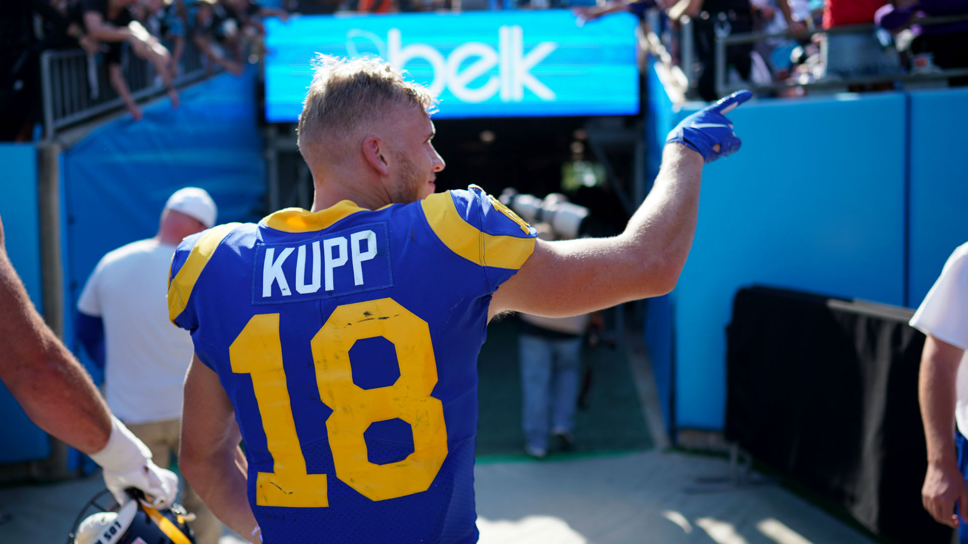 Rams' Cooper Kupp had special visitors in Carolina for National Grandparents Day