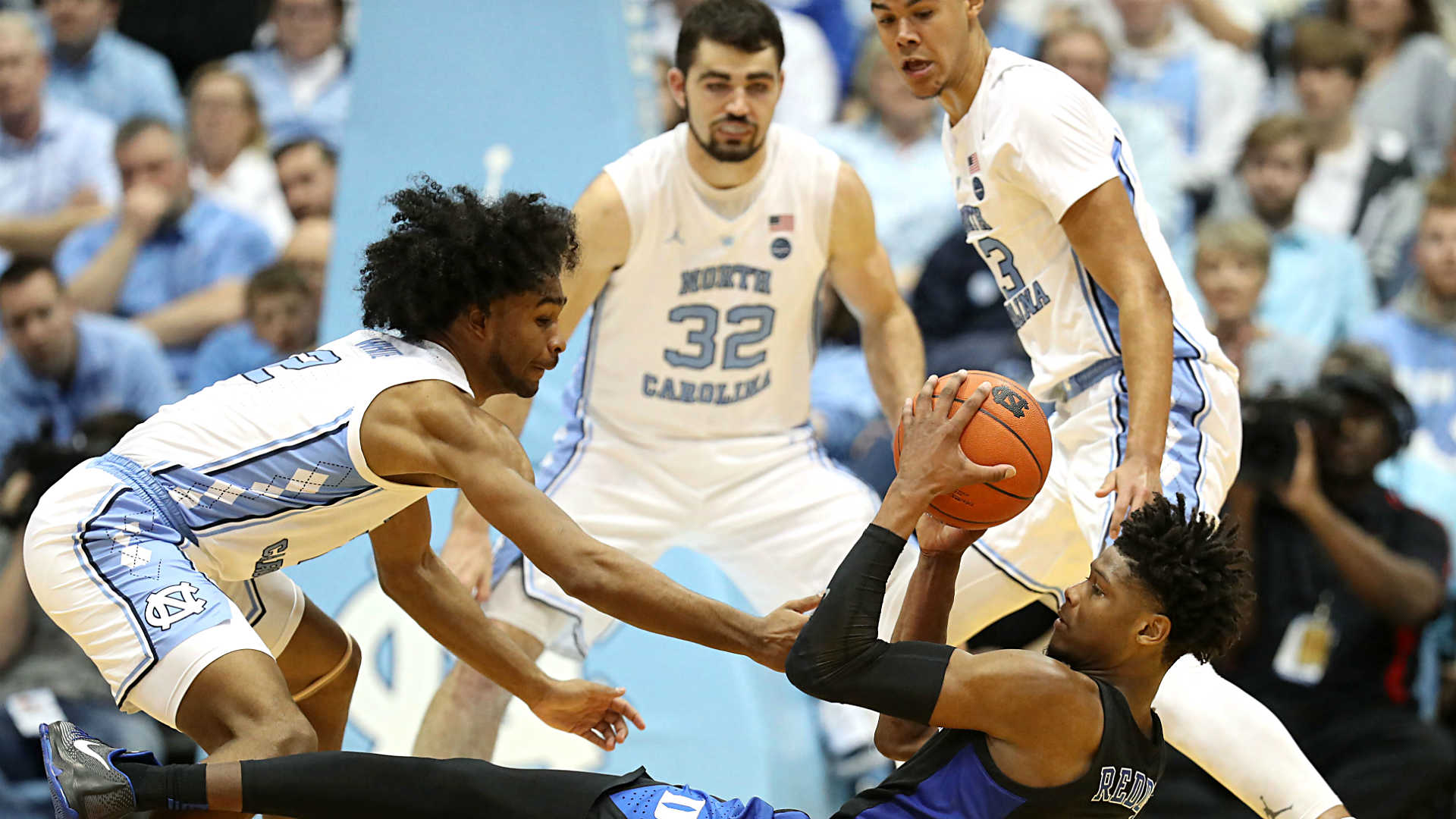 Duke vs. UNC results: Coby White leads Heels to sweep of Blue Devils | NCAA Basketball ...1920 x 1080