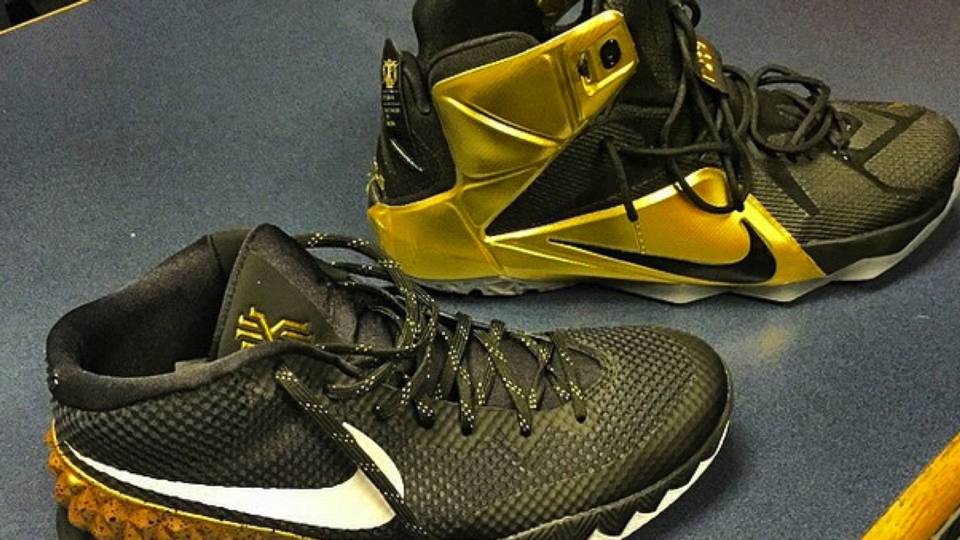 LeBron James and Kyrie Irving get Grammythemed shoes