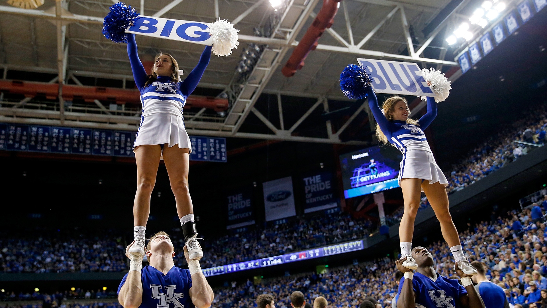 Hear their cheers See the college basketball cheerleaders for the 2015