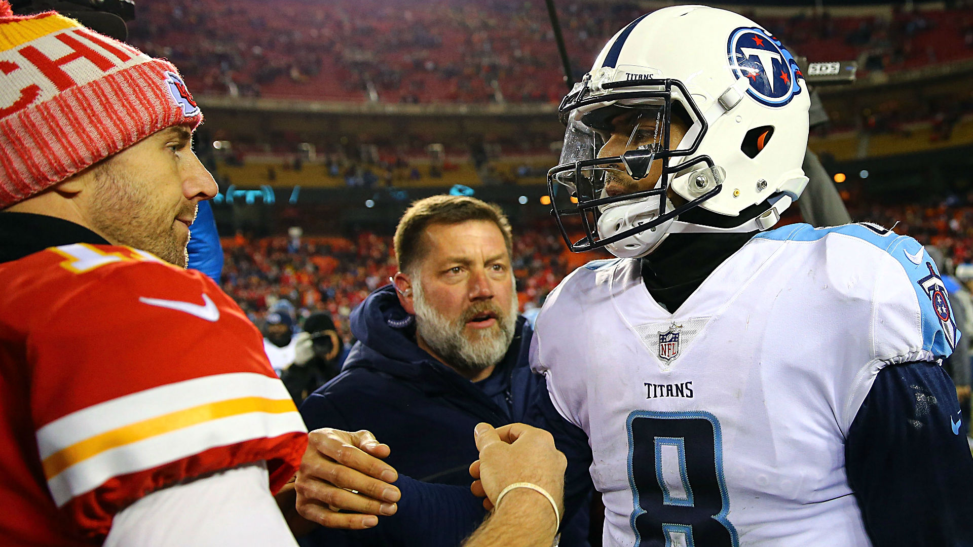 After season of falling back, Titans' Marcus Mariota leaps forward against Chiefs