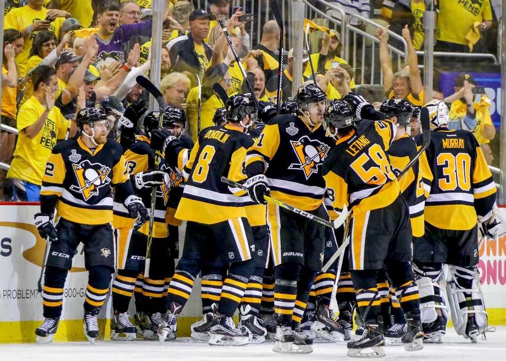 Penguins and Bruins Went Black & Blue Over Black & Gold