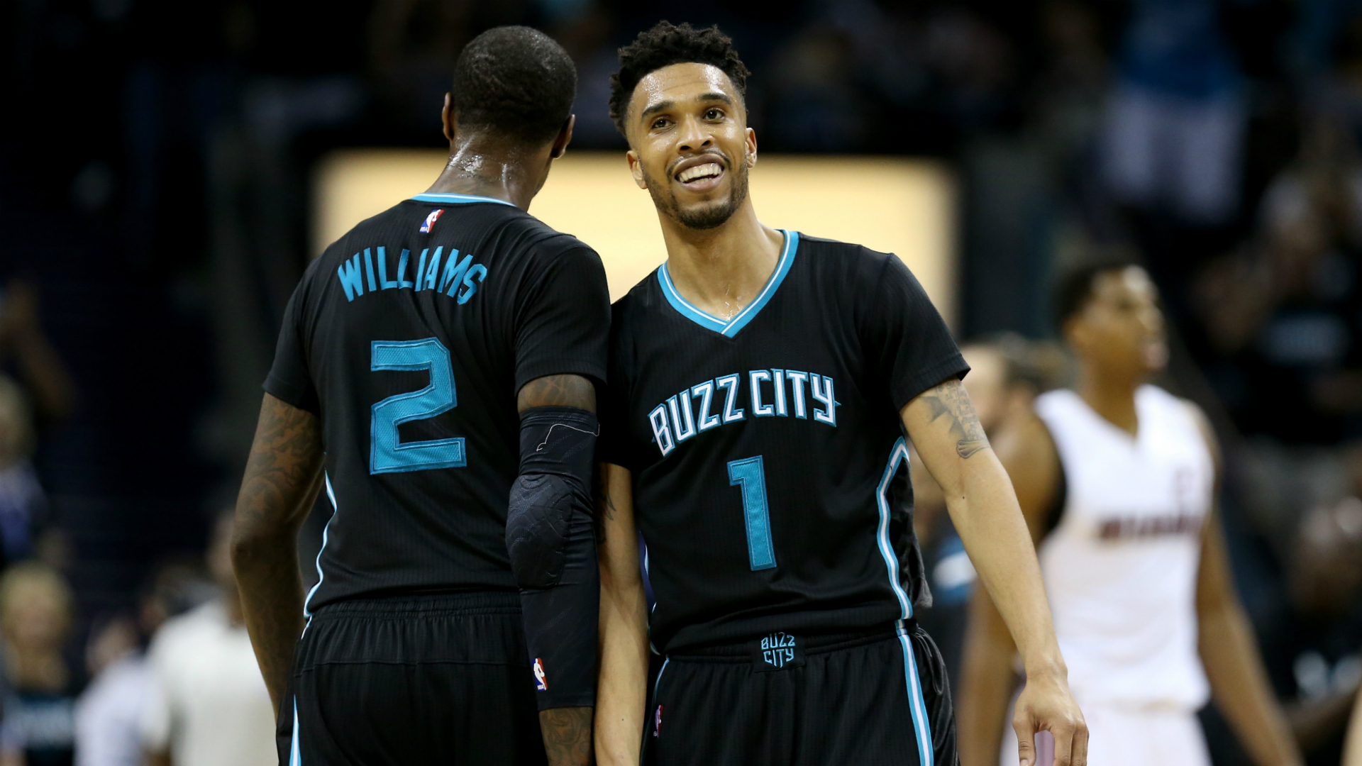 Courtney Lee and Nic Batum Buzz City Charlotte Hornets