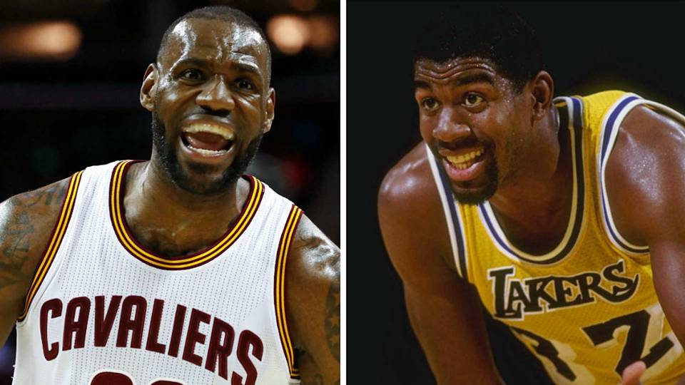 「Magic Johnson LeBron James」的圖片搜尋結果