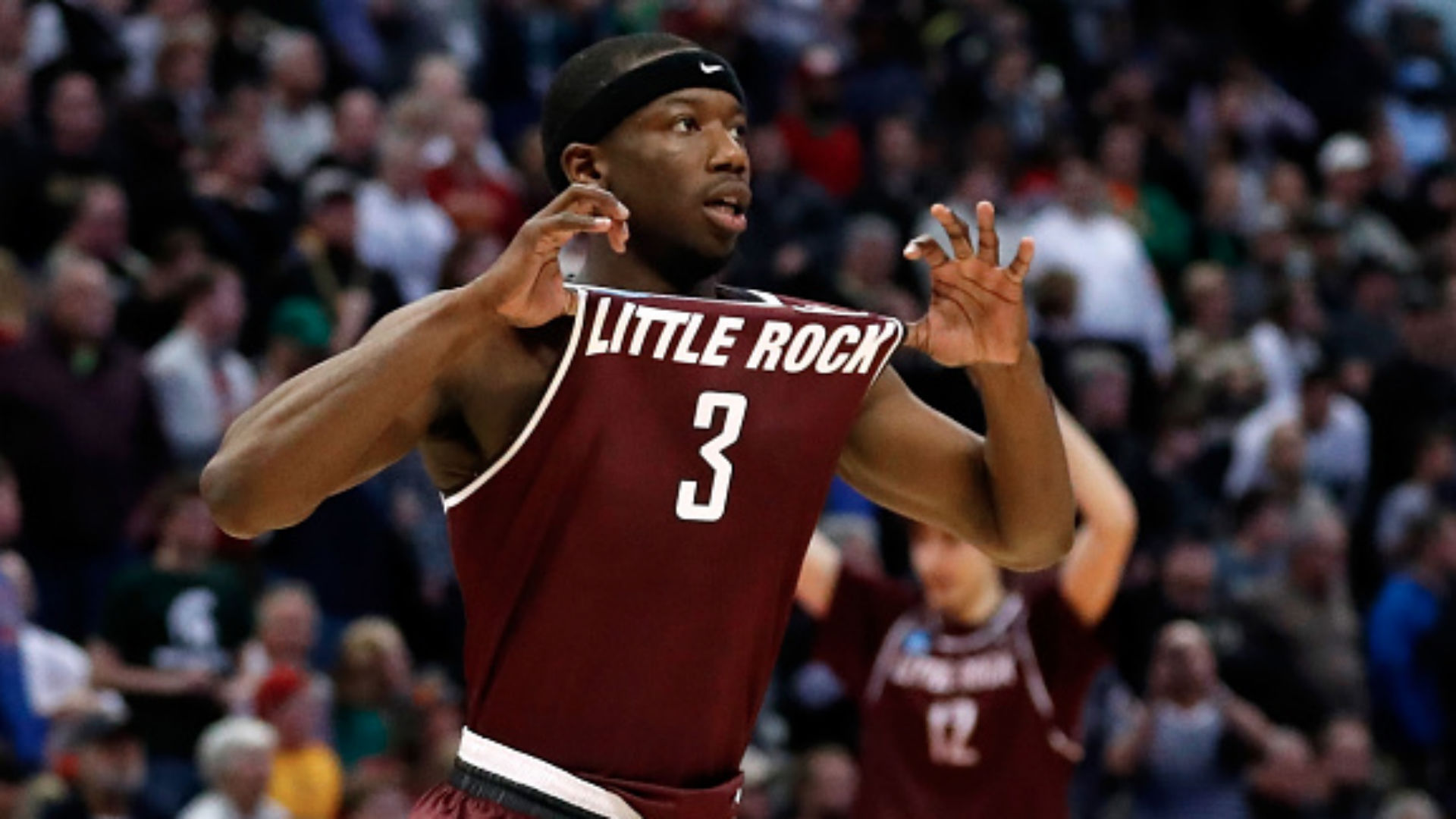 UALR's Josh Hagins celebrates 22nd birthday with historic March Madness